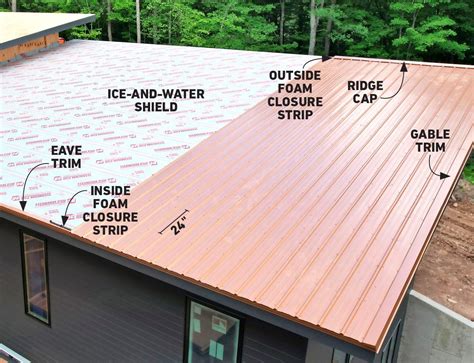 how to install a metal roof on my house|steps to installing metal roof.